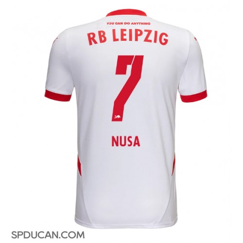 Muški Nogometni Dres RB Leipzig Antonio Nusa #7 Domaci 2024-25 Kratak Rukav